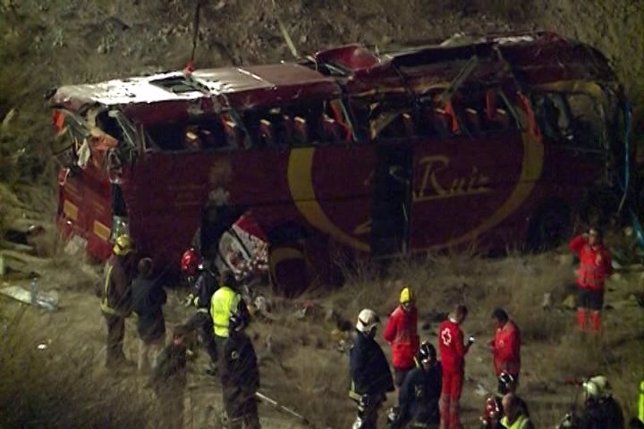 El accidente de autobús de Cieza deja 14 fallecidos