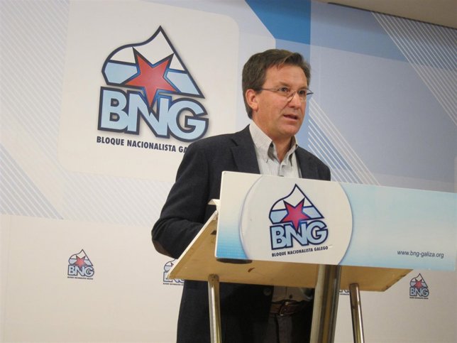 El portavoz nacional del BNG, Xavier Vence