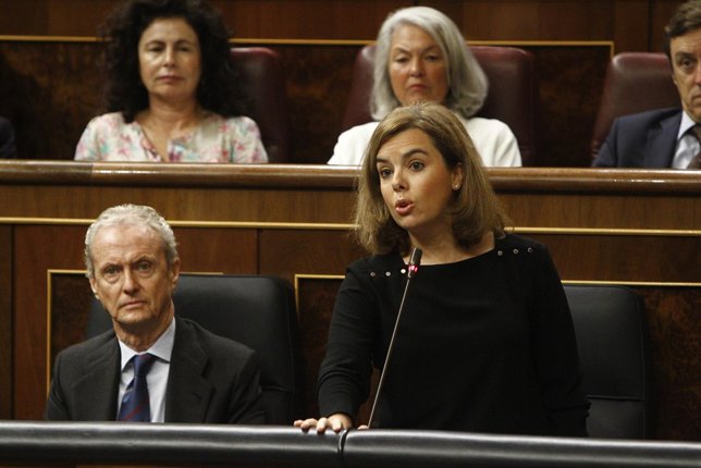  Soraya Sáenz de Santamaría y Pedro Morenés