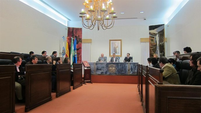 Pleno extraordinario en Diputación para concesión de Medallas de Oro de Huelva.