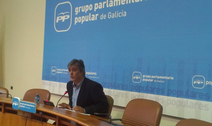 El portavoz parlamentario del PP, Pedro Puy