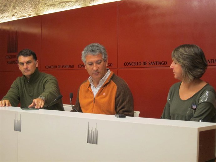 El representante de la CIG en el Ayuntamiento de Santiago, Xavier Picón