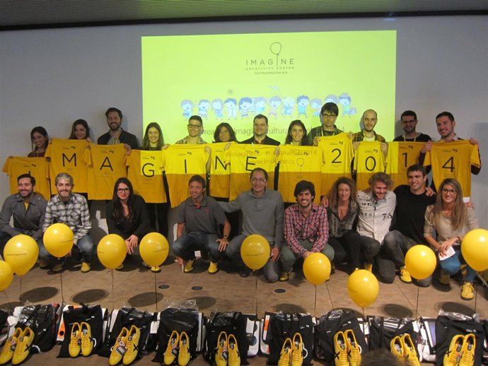 Los 12 participantes del programa Imagine Creativity Center Barcelona 2014