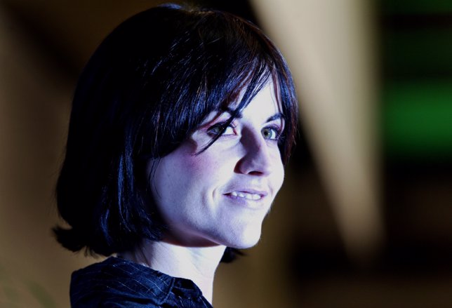 IRISH SINGER DOLORES O'riordan ATTENDS A PHOTOCALL AT THE SANREMO SONG FESTIVAL.