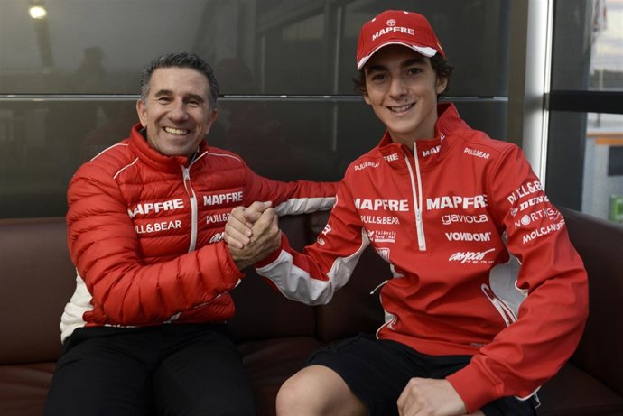 Francesco Bagnaia y Jorge Aspar