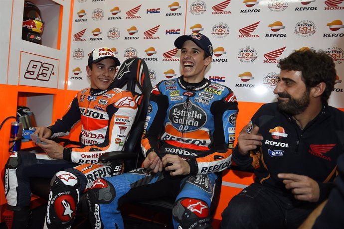 Marc Márquez y su hermano Alex