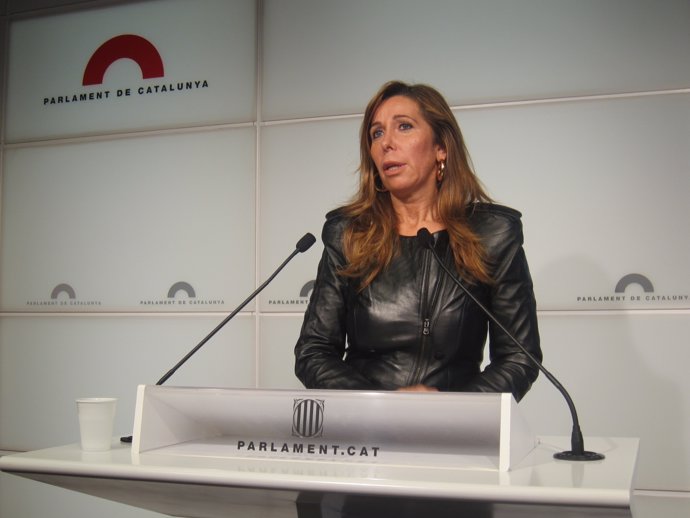 La presidenta del PP catalán, Alícia Sánchez-Camacho