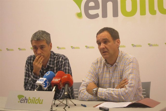 Oskar Matute y Unai Ziarreta (EH Bildu)