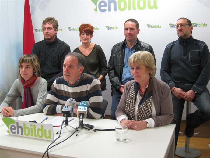 Rueda de prensa de EH Bildu.