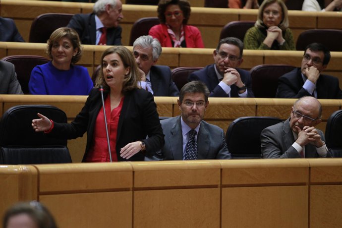 Soraya Sáenz de Santamaría y Montoro en el Senado