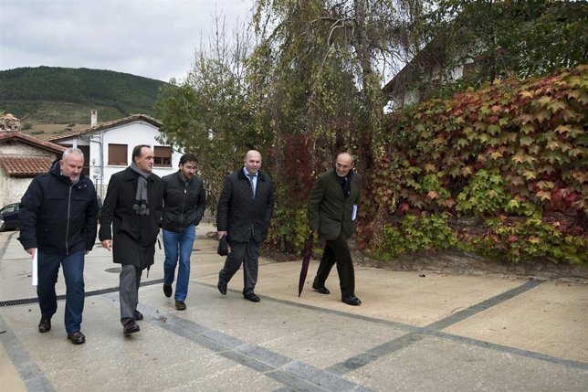 Visita a las obras realizadas en Sorauren.