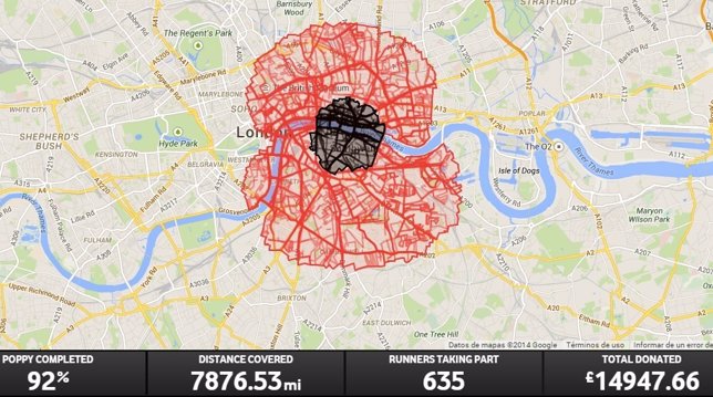 Amapola gigante en Londres