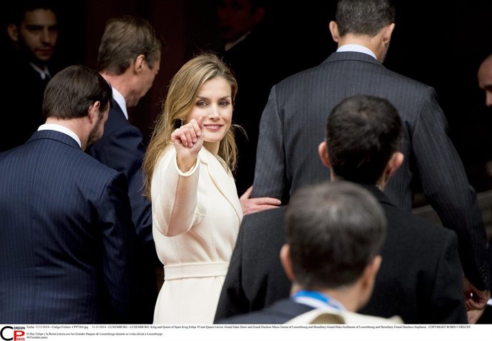 Reyes Felipe VI y Letizia en Luxemburgo