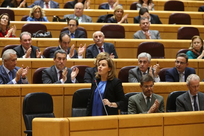 Soraya Sáenz de Santamaría en el Senado