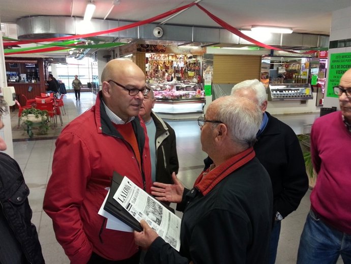 Manuel Fernández en el barrio de Peñamefécit de Jaén
