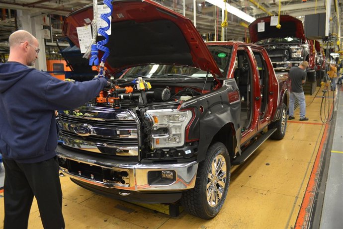Producción del Ford F-150 en Dearborn (Estados Unidos)