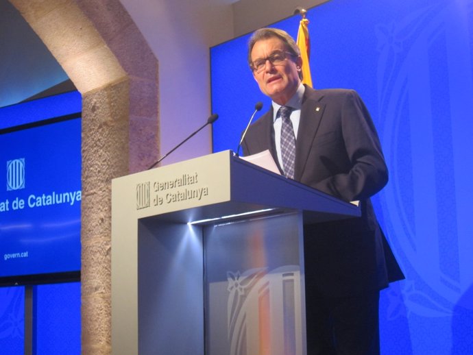 El presidente de la Generalitat, Artur Mas