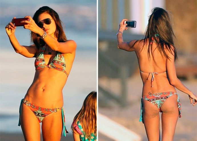 Alessandra Ambrosio, espectacular por delante y por detrás