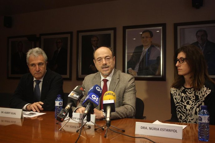 Josep Vilaplana, pte.Colegio de Médicos de Girona