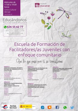 Cartel de la Escuela de Formación de Facilitadores 