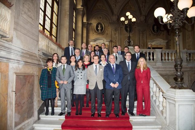 La delegación en Roma