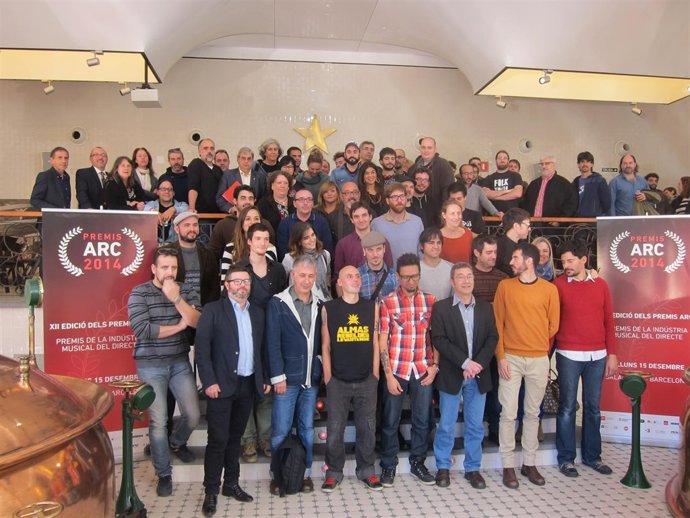 Nominados de los Premios ARC 2014 en la Fàbrica DAMM