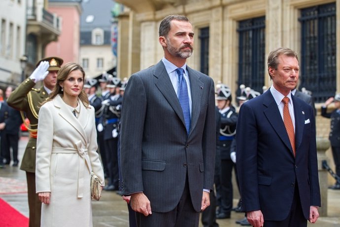 Los Reyes visitan Luxemburgo en visita oficial