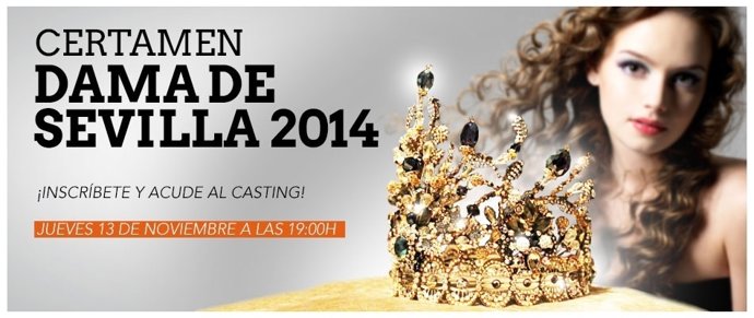 Cartel del Certamen Dama de Sevilla 2014