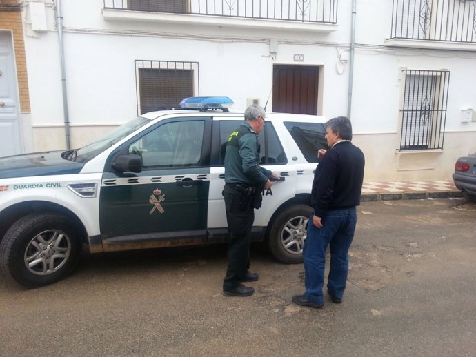 Detención de Manuel Rodríguez, miembro del SAT, en Sevilla.