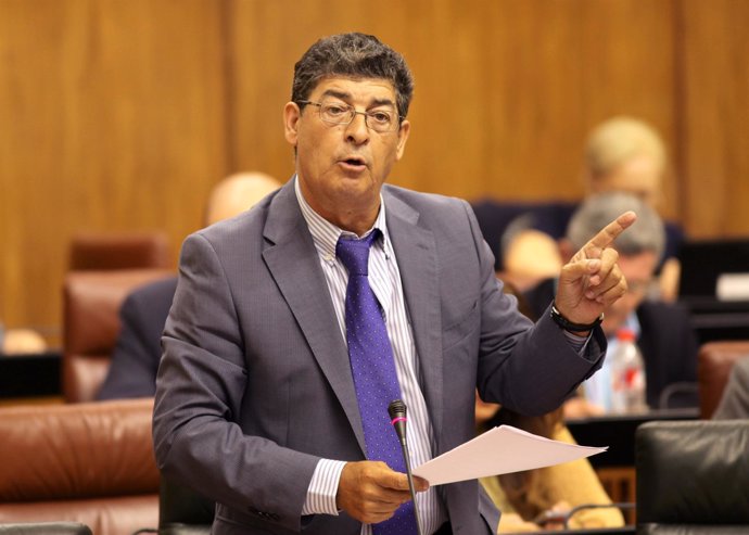 Diego Valderas, en el Parlamento