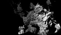 La sonda Philae ya está fijada al cometa