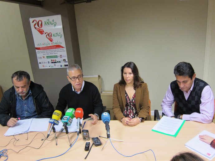 Presentación de actividades de los 20 años del Comié Antisida de Extremadura