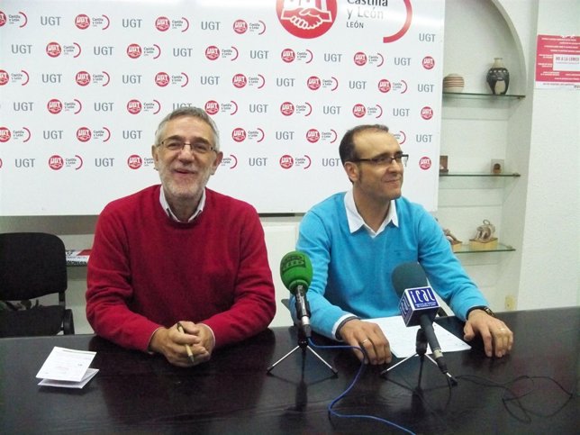  Prieto Y El Secretario Provincial De UGT, Manuel Mayo