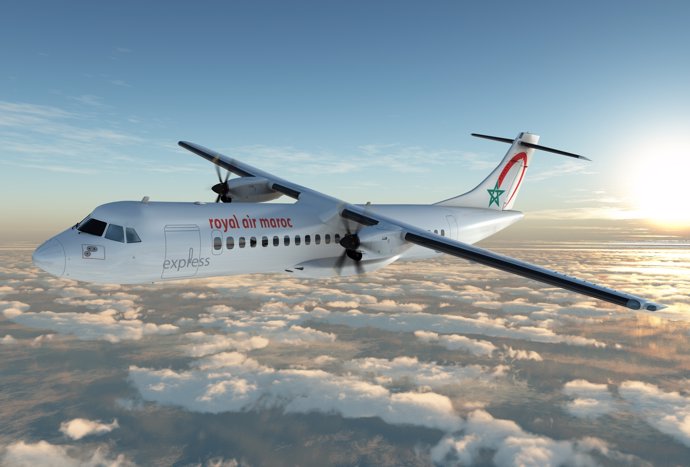 Avión ATR72 de Royal Air Maroc 