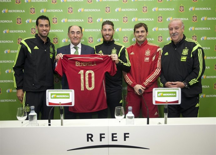 Presidente de Iberdrola, Ignacio Galán, Del Bosque, Busquets, Ramos y Casillas