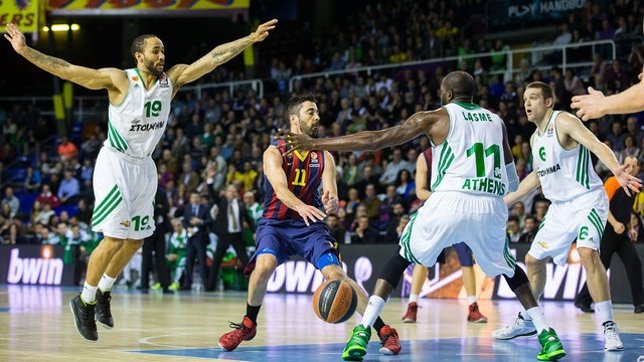 Juan Carlos Navarro en el Barcelona - Panathinaikos