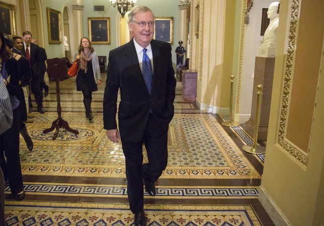 Mitch McConnell, la nueva 'cabeza' del partido republicano estadounidense.