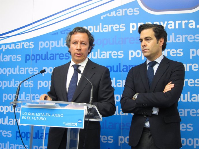 Carlos Floriano y Pablo Zalba, del PP.