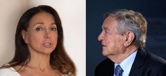 Esther Koplowitz y George Soros
