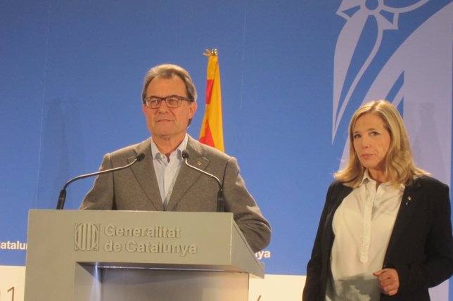 El president Artur Mas y Joana Ortega valoran el 9N 