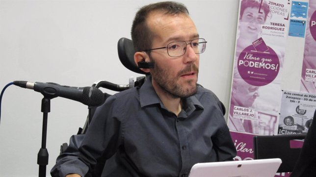 El eurodiputado de Podemos, Pablo Echenique