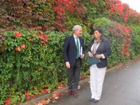 Quel y Cidamón recibirán ayuda del Gobierno para estabilizar ladera del castillo y arreglar un camino