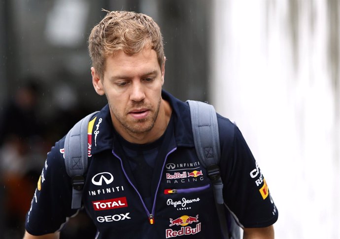 El alemán Sebastian Vettel en Suzuka