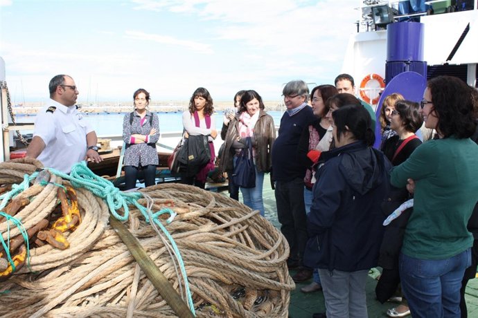 Visitas al buque oceanográfico Ramón Margalef