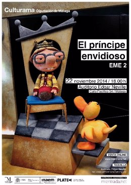 Cartel de la obra El Príncipe Envidioso de EME 2 auditorio Edgar Neville