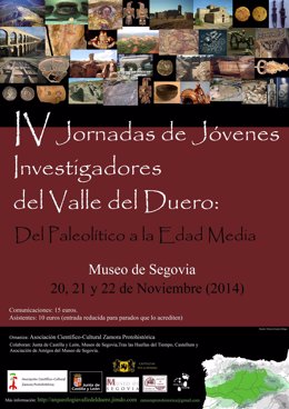 Cartel de las jornadas organizadas en Segovia. 