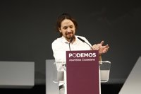 Pablo Iglesias advierte de que Podemos no es un experimento y que van a ganar para "abrir el candado del 78"