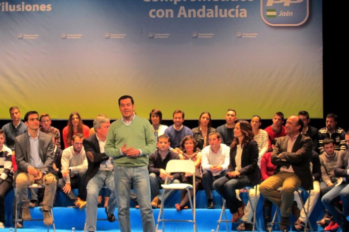 Juanma Moreno interviene en la convención