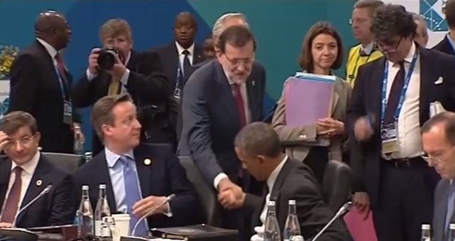 Mariano Rajoy y Barack Obama