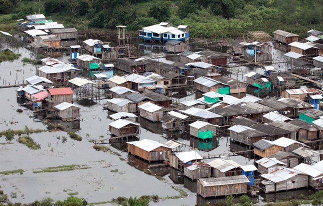 Desbordamiento de ríos en Colombia por las lluvias